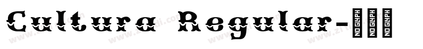 Cultura Regular字体转换 Cultura Regular字体转换